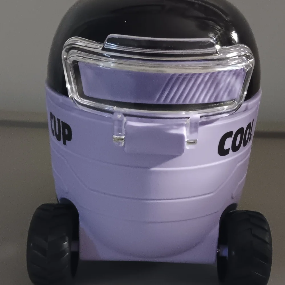 Kids Black And Purple Car Shaped Cool Cup - Picture 2 of 6